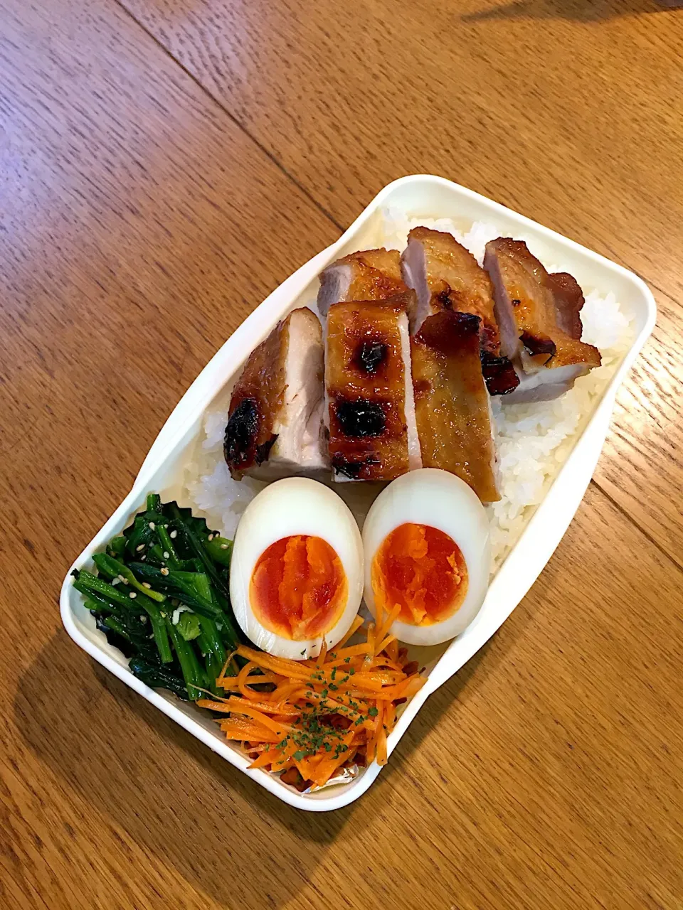 高校生息子のお弁当  韓国風焼き肉たれチキン|まつださんさん