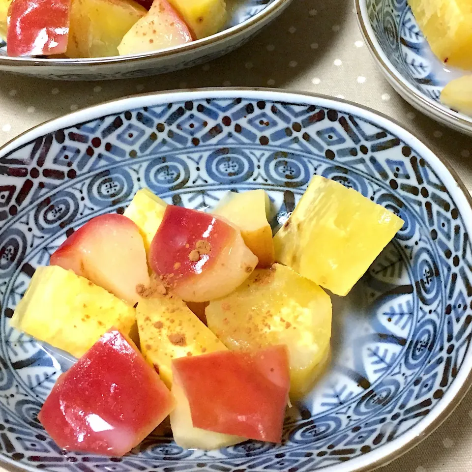 さつまいもとリンゴの甘酒煮🍠🍎|チィズママさん