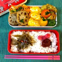 今日のお仕事お弁当🍱
蓮根のはさみ揚げ😋|RU.Farmさん