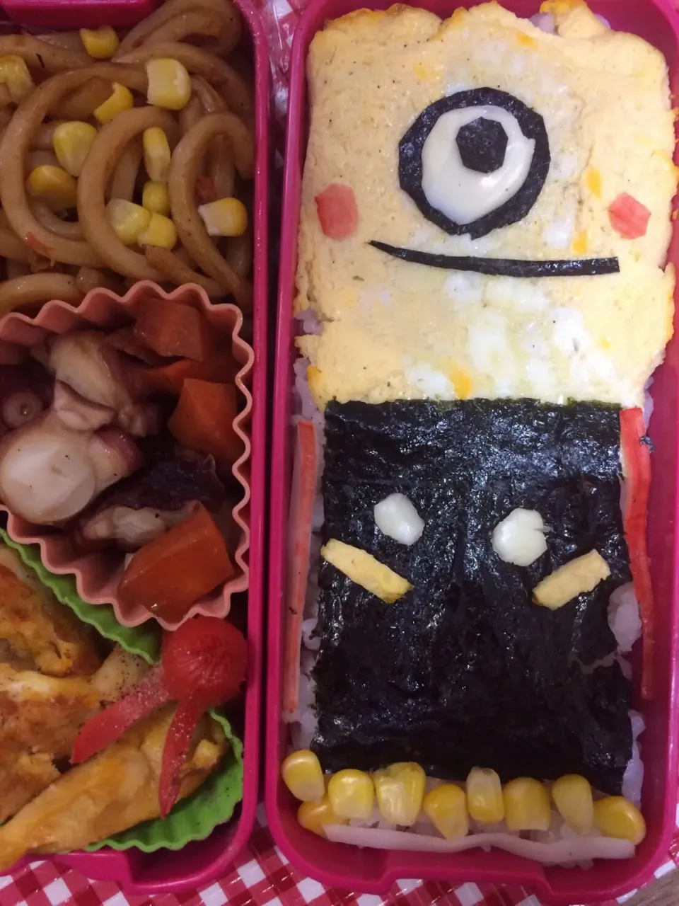 Snapdishの料理写真:ミニオン お弁当|めっちゃすきやねん⭐️さん