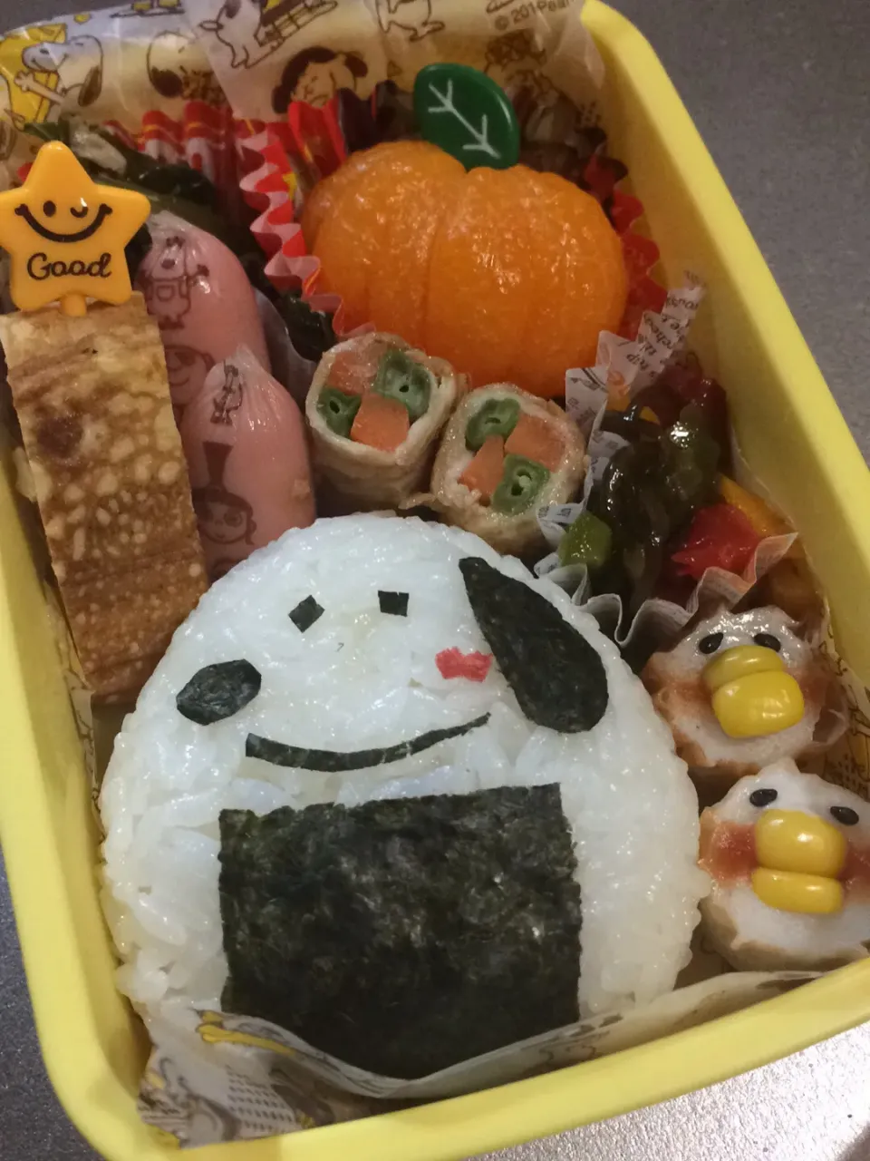 スヌーピーおにぎり弁当|汐見 真奈美さん