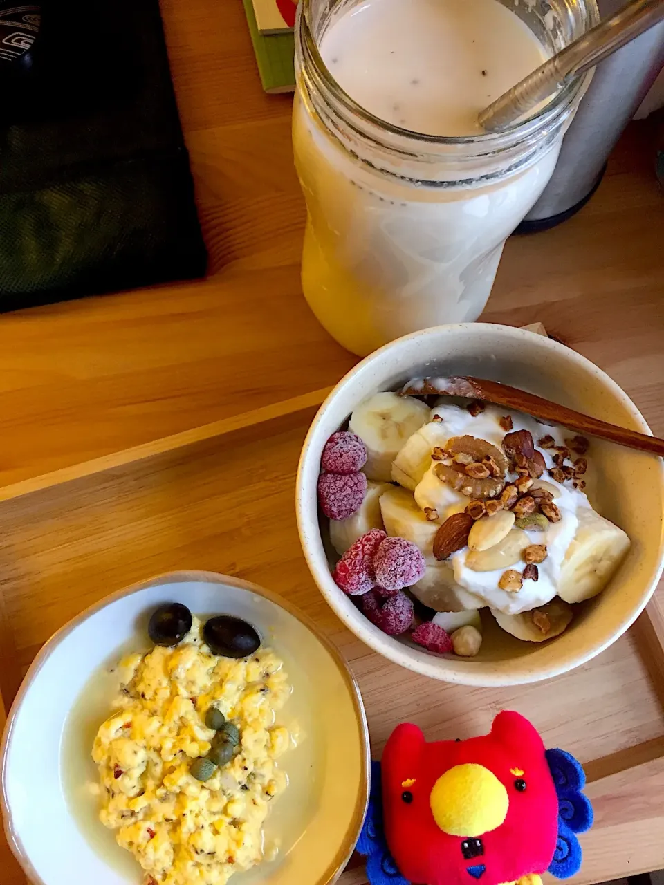 Scramble egg branch with yoghurt|chipe594さん