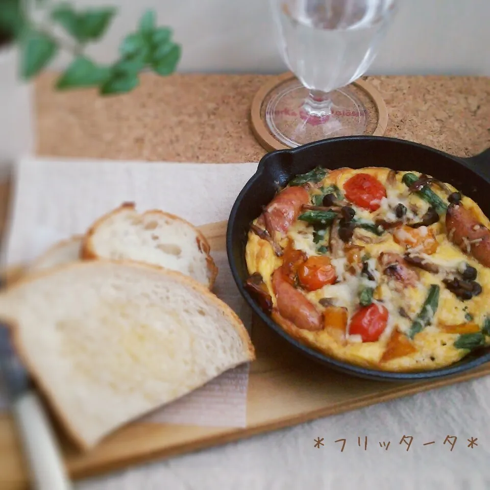 Snapdishの料理写真:フリッタータでブランチ🎵|sayakaさん