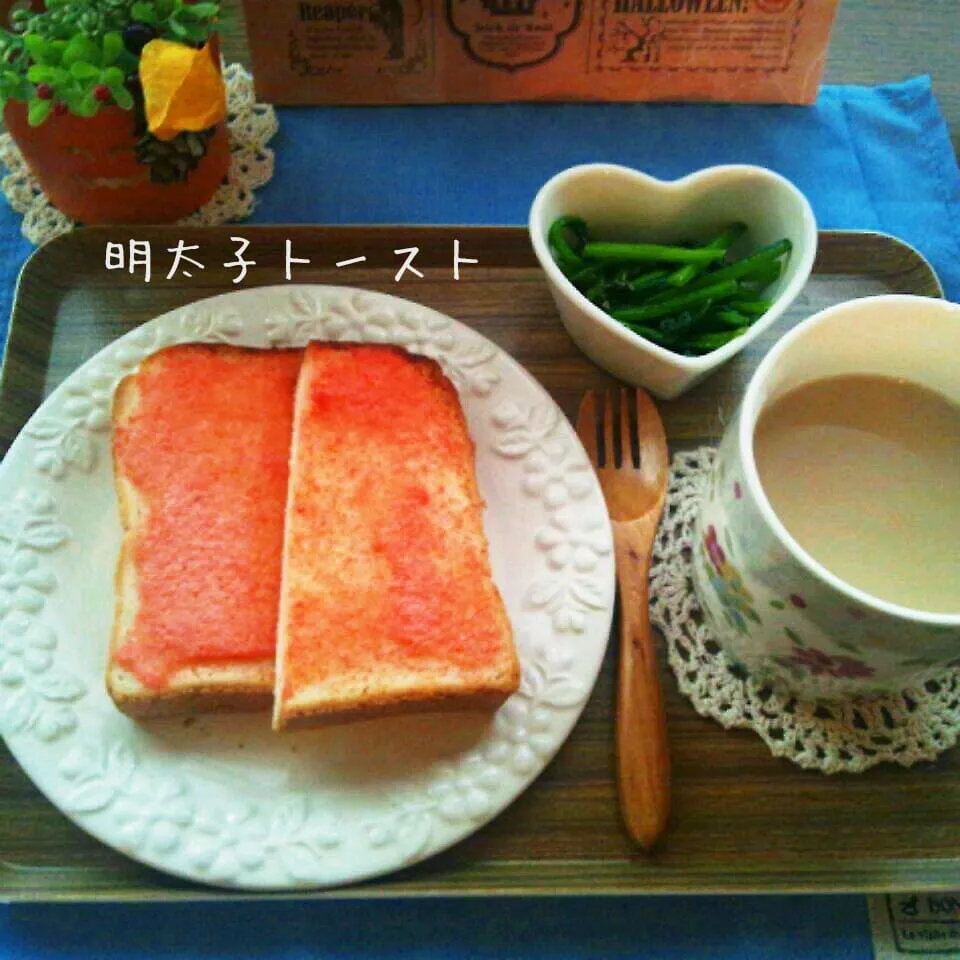 Snapdishの料理写真:＊明太子トースト＊|sayakaさん