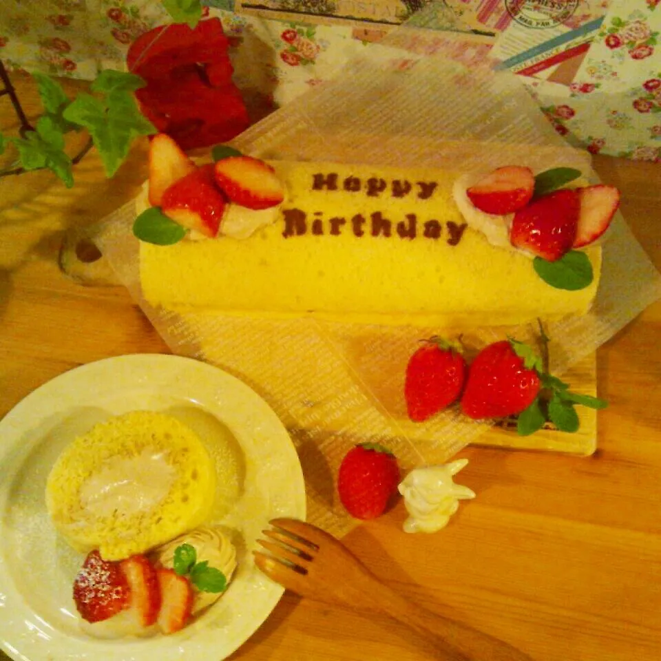 Birthdayロールケーキ♪|sayakaさん