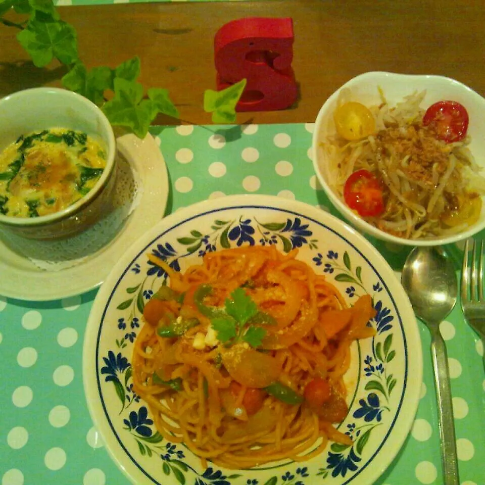 Snapdishの料理写真:今日の夕飯♪|sayakaさん