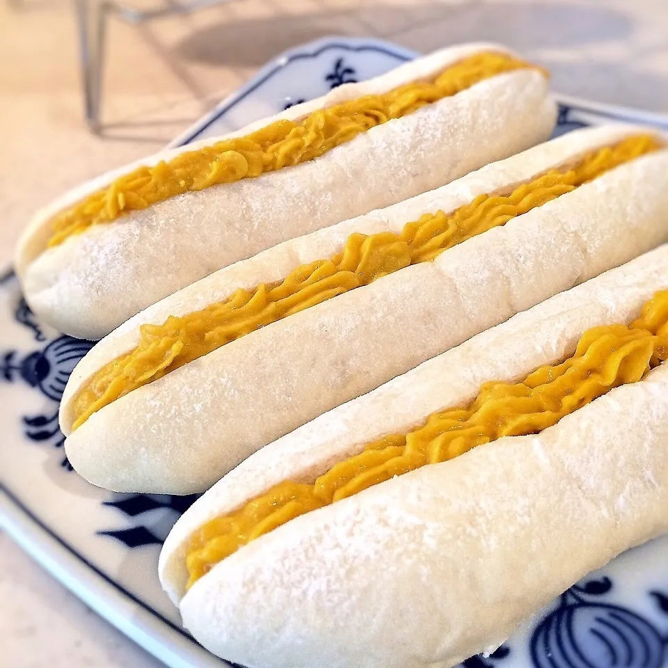 もっちり白パンで♡カボチャクリームサンド|Lizさん