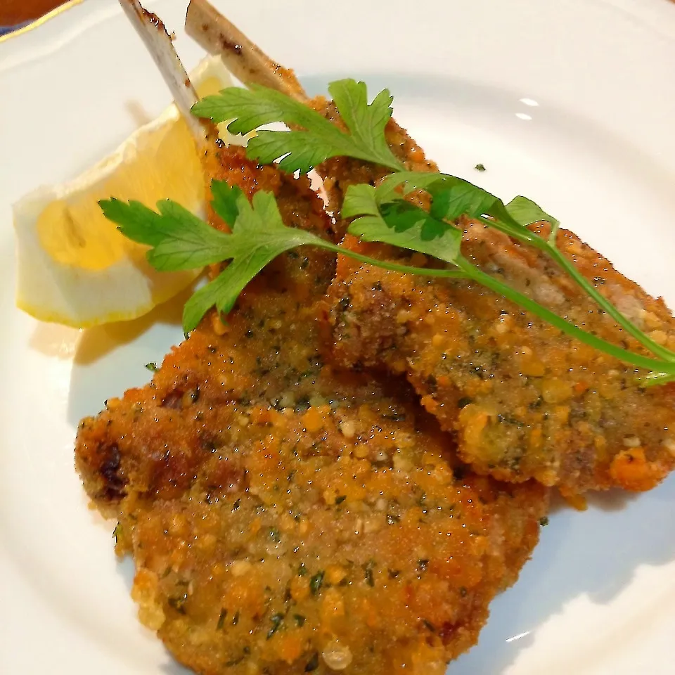 ラムチョップのパン粉焼き|Lizさん