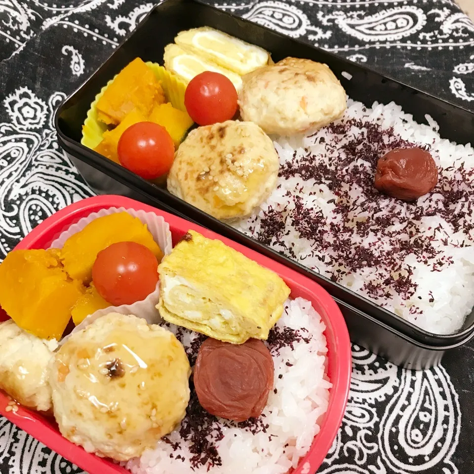 Snapdishの料理写真:高3高1今日のお弁当|ユッコさん