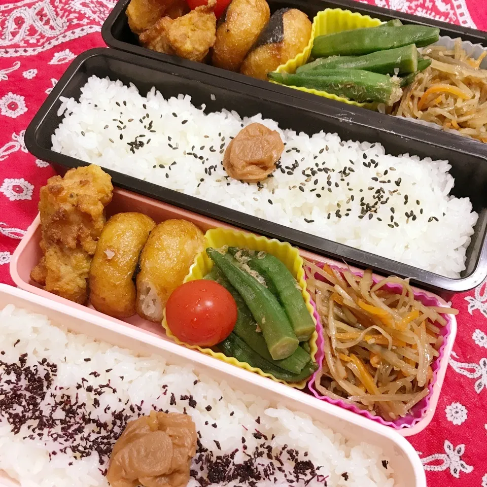 Snapdishの料理写真:高3高1今日のお弁当|ユッコさん