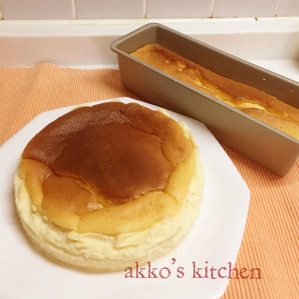 ギリシャヨーグルトでスフレケーキ❤️|akkoさん