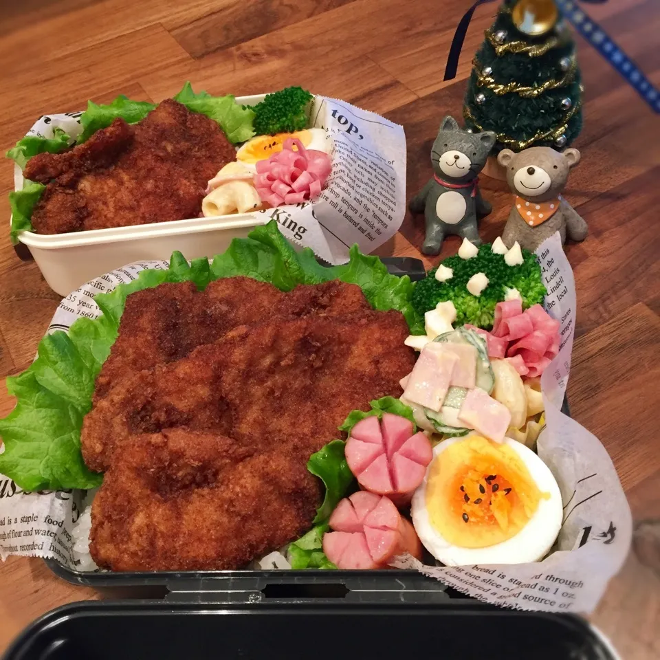 Snapdishの料理写真:ソースカツ丼弁当|rinrinさん