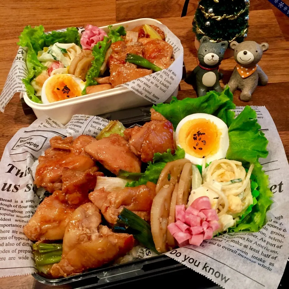 Snapdishの料理写真:焼き鳥ど〜ん弁当|rinrinさん