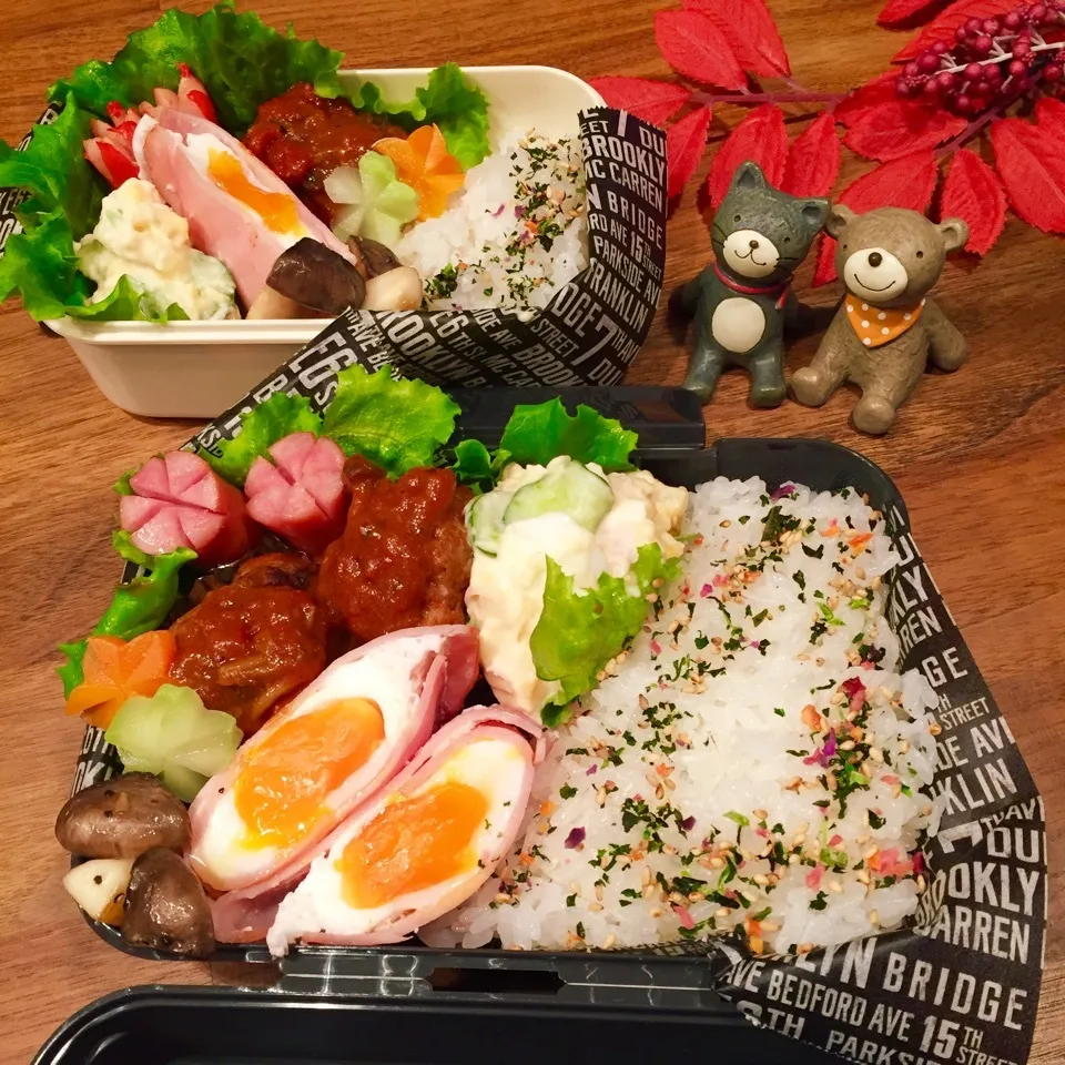 カレー煮込みハンバーグ弁当|rinrinさん