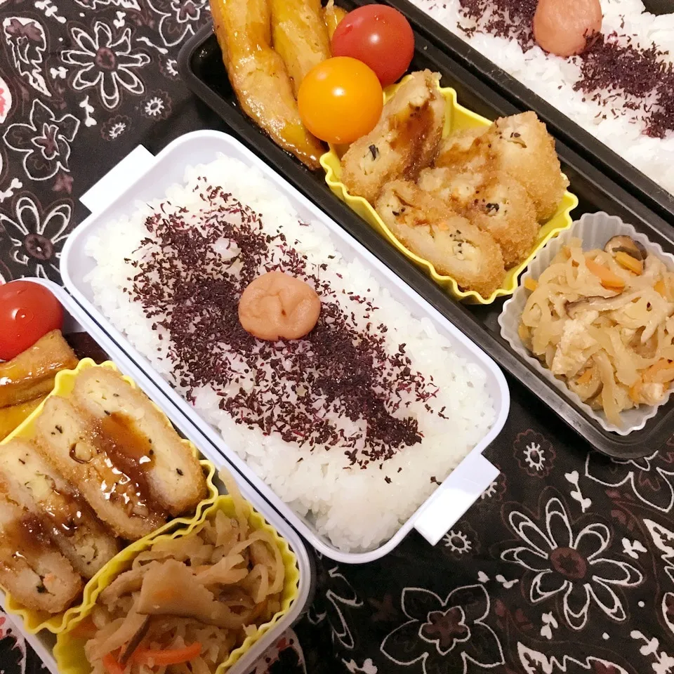 Snapdishの料理写真:高3.高1今日のお弁当|ユッコさん