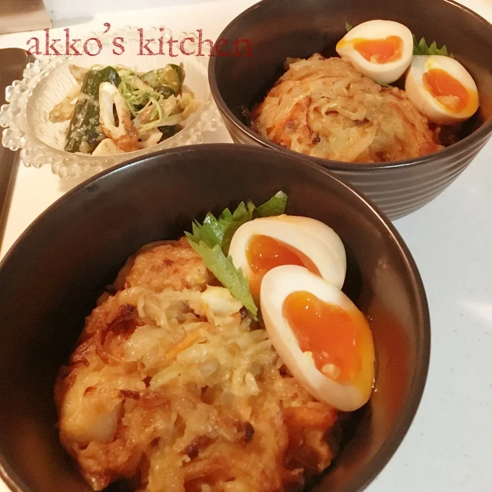 Snapdishの料理写真:手抜き丼w✨|akkoさん