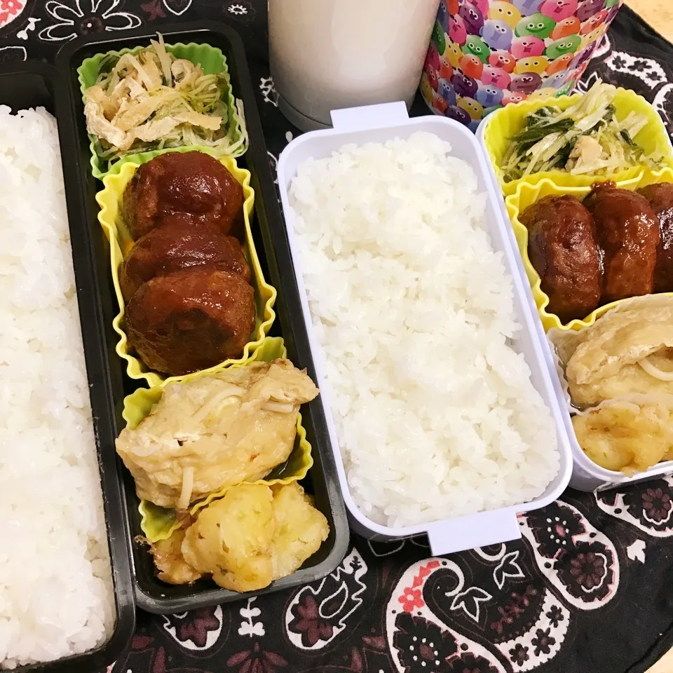 Snapdishの料理写真:高2.中3今日のお弁当|ユッコさん