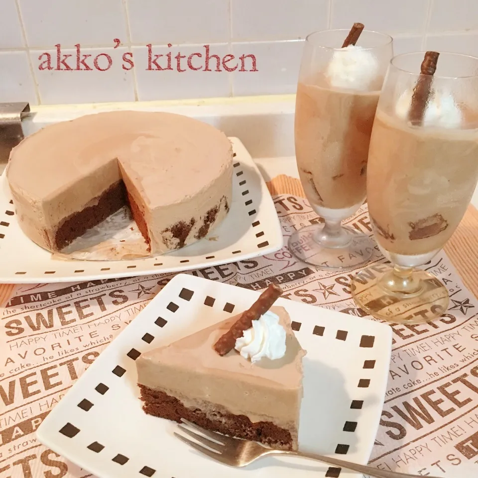 ✨なめらかショコラムースケーキ✨|akkoさん