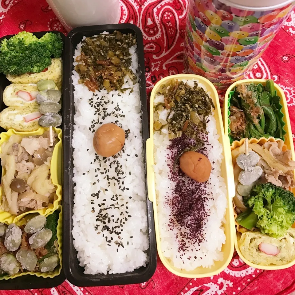 Snapdishの料理写真:高2.中3今日のお弁当|ユッコさん