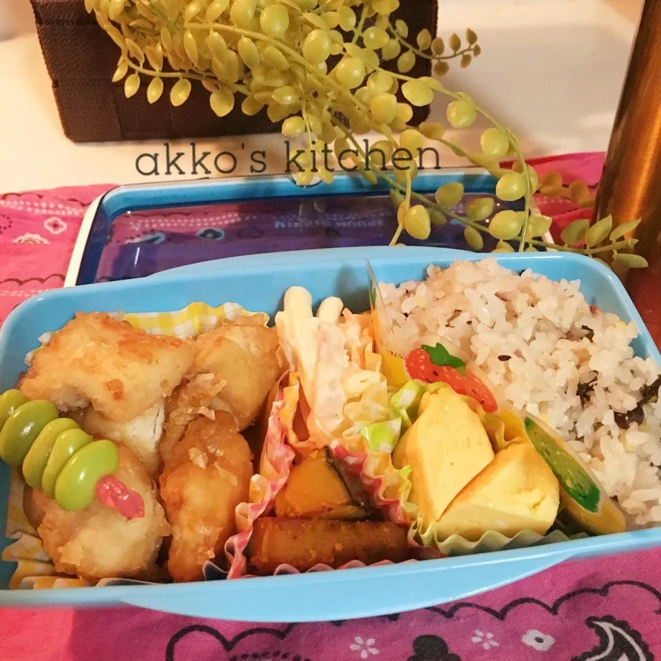 Snapdishの料理写真:息子っちのお弁当✨火曜日🎵|akkoさん