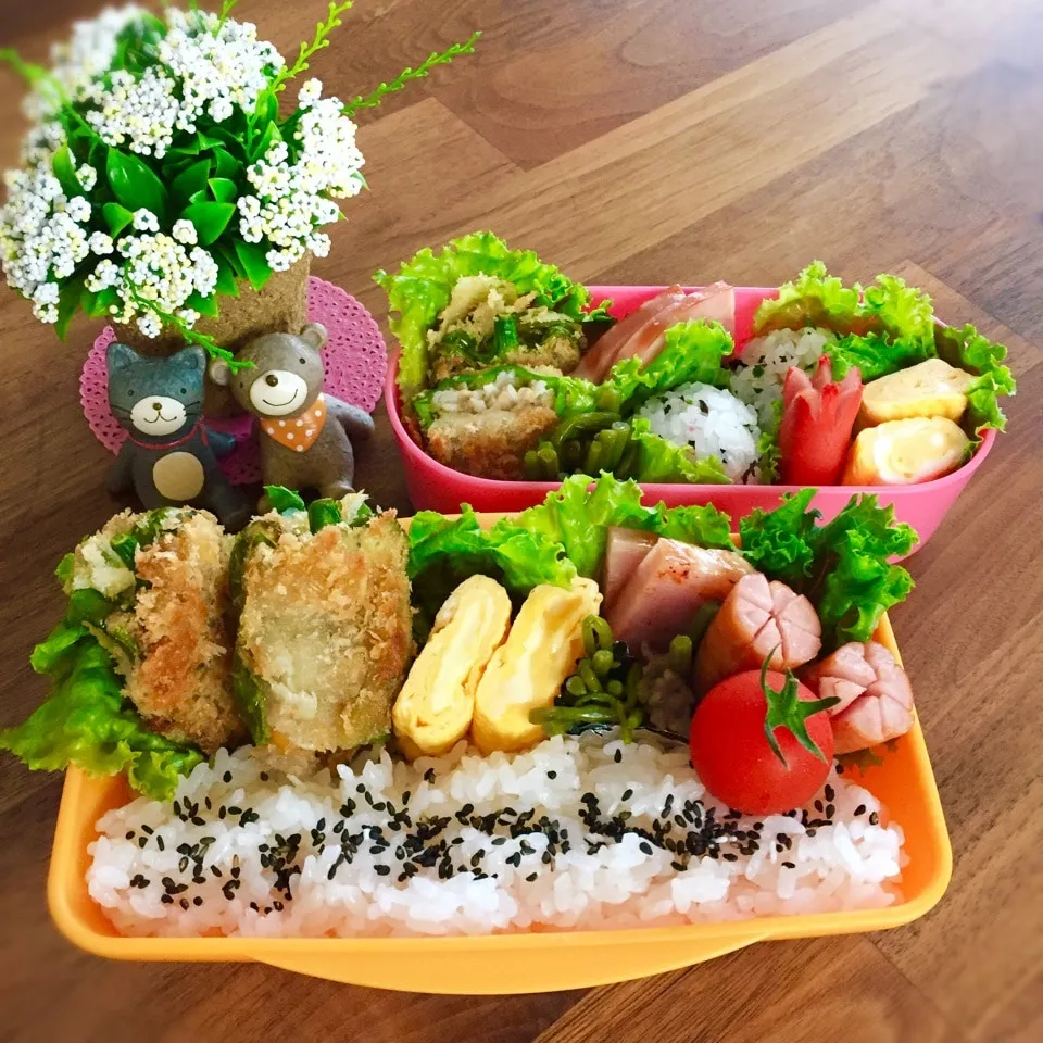 ピーマンの肉詰めフライ弁当|rinrinさん