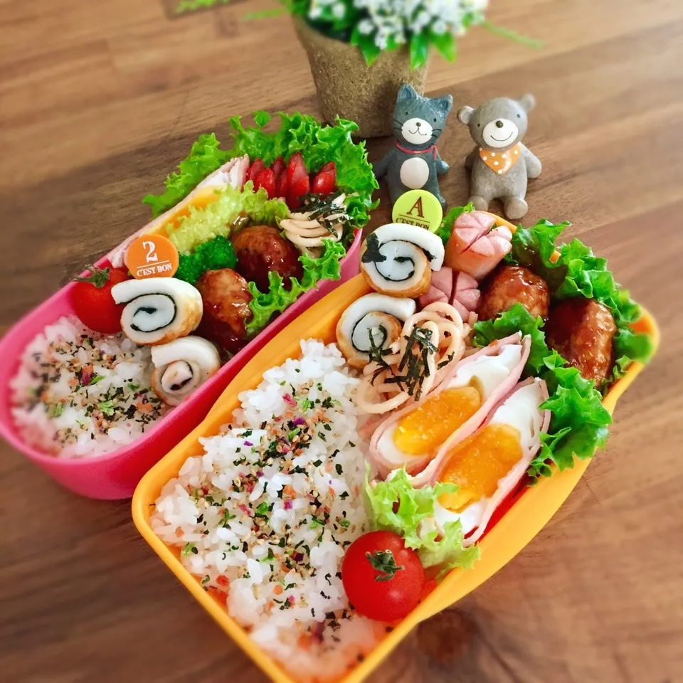 まねっこハムエッグ弁当|rinrinさん