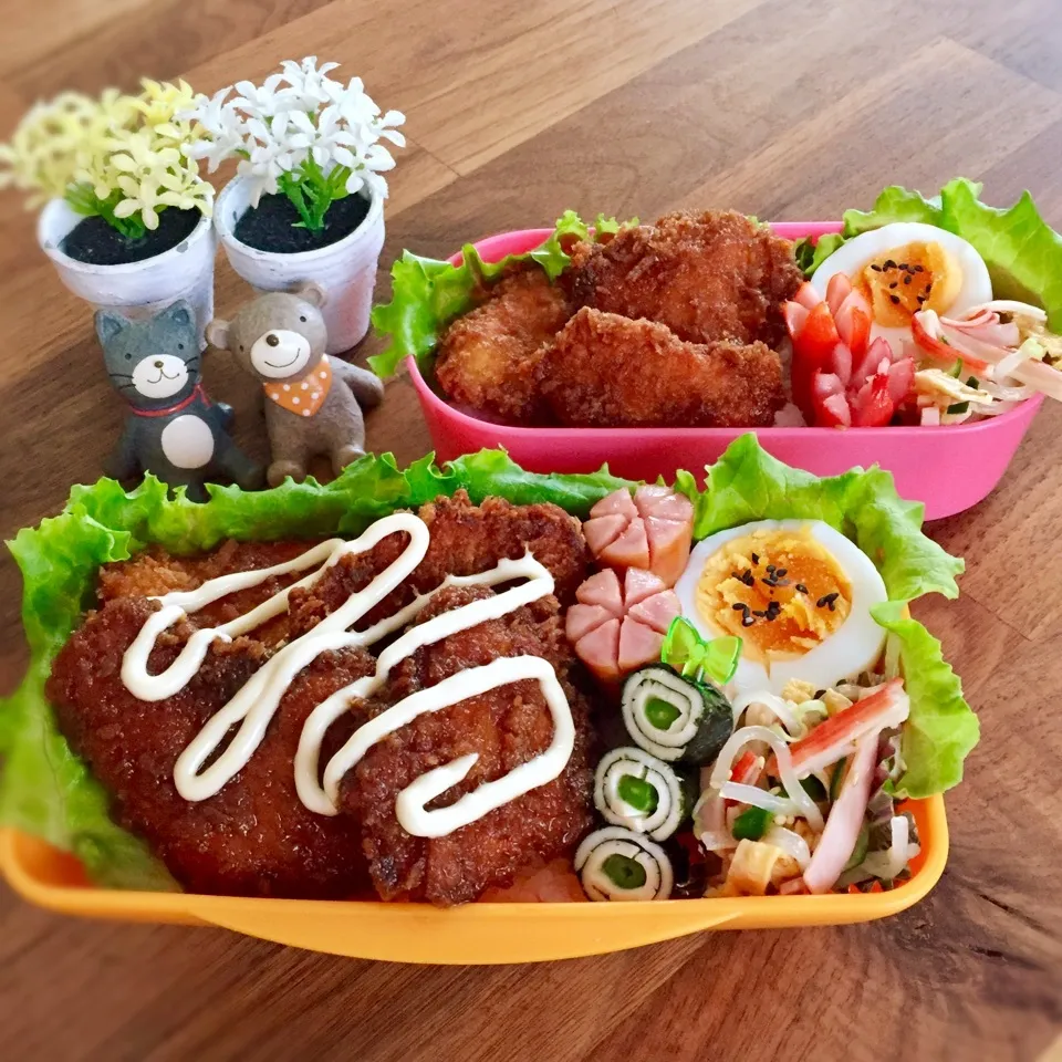 Snapdishの料理写真:和風チキンカツ弁当|rinrinさん