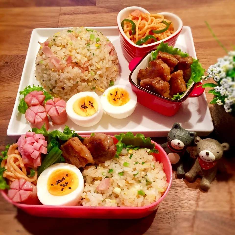 Snapdishの料理写真:今日のお弁当＆置き弁|rinrinさん