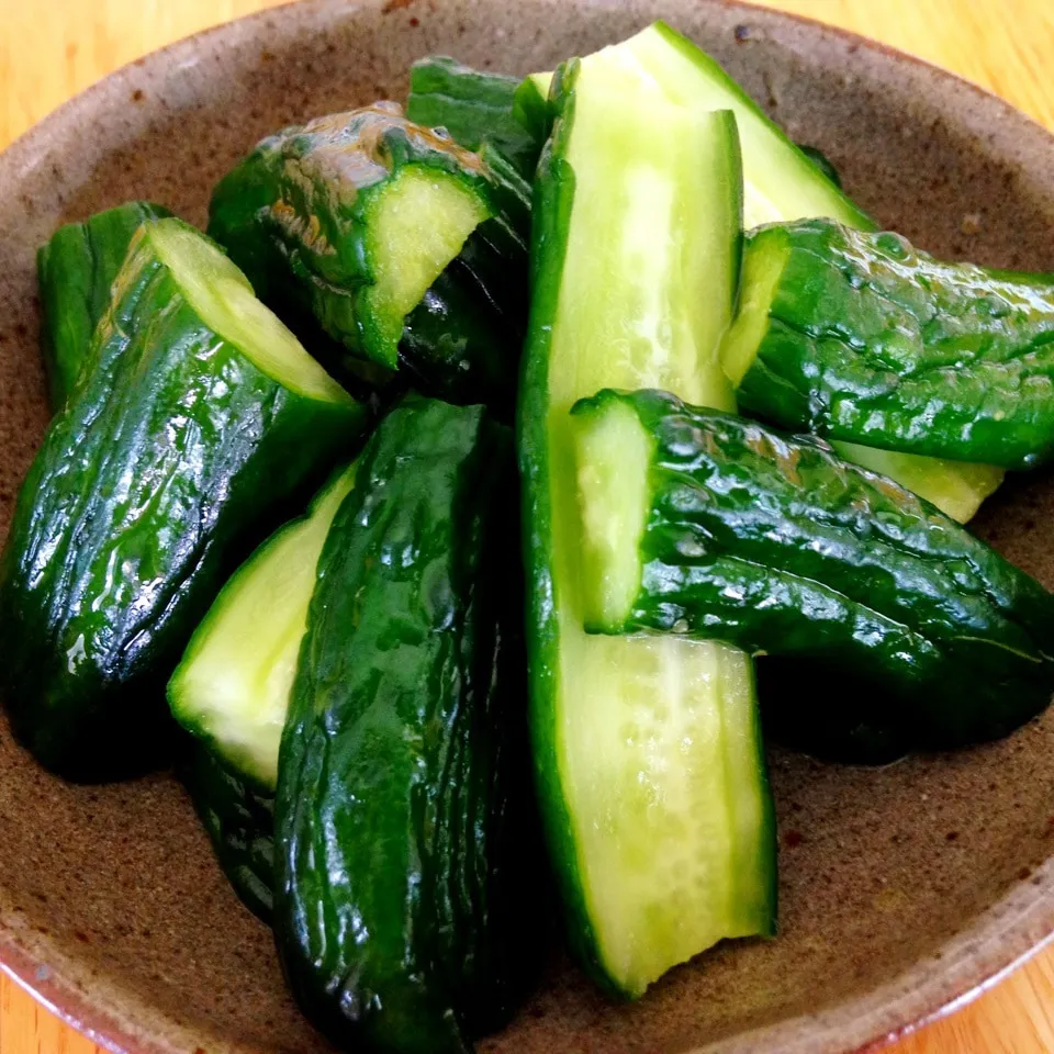 今日のお昼ごはん。キュウリの辛子漬け🥒|Daikiさん