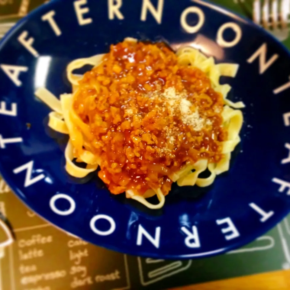 フェットチーネのミートソースパスタ🍝|Daikiさん