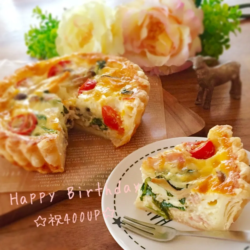 Snapdishの料理写真:あっこちゃん♡Happy Birthday&400ÜP♡|rinrinさん