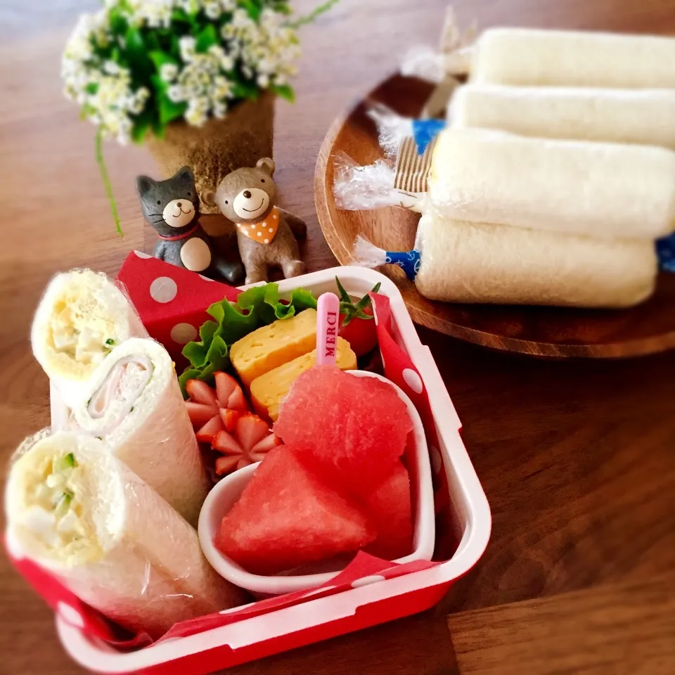 Snapdishの料理写真:娘のお弁当＆置き弁|rinrinさん