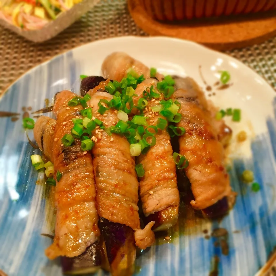 肉巻きナスシリーズ♪甘辛生姜焼き旨い！|rinrinさん