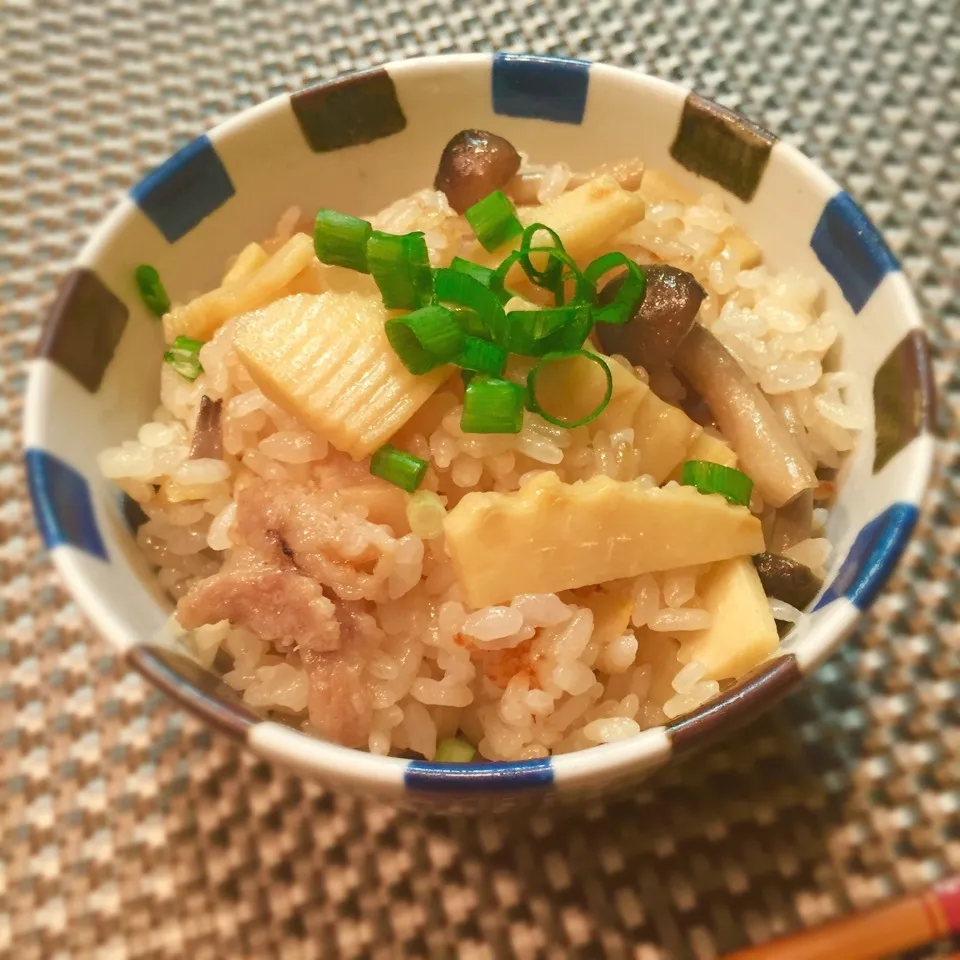 Snapdishの料理写真:今宵も筍♪中華風たけのこご飯|rinrinさん