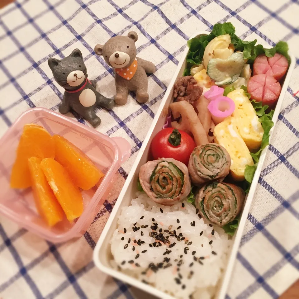 Snapdishの料理写真:今日の娘のお弁当|rinrinさん