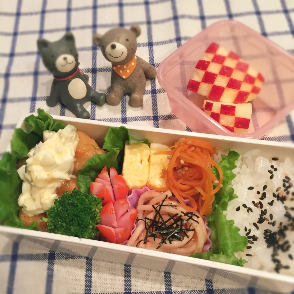 Snapdishの料理写真:今日の娘のお弁当|rinrinさん