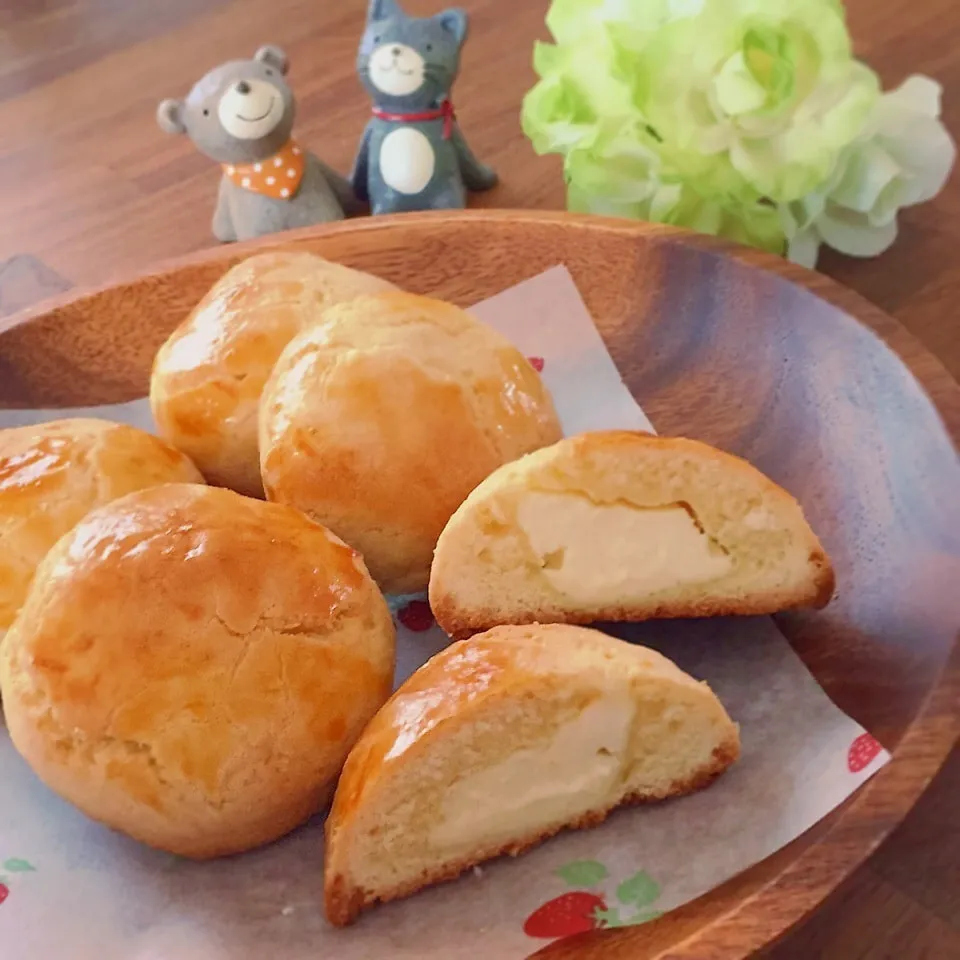 チーズ饅頭作りました♪|rinrinさん