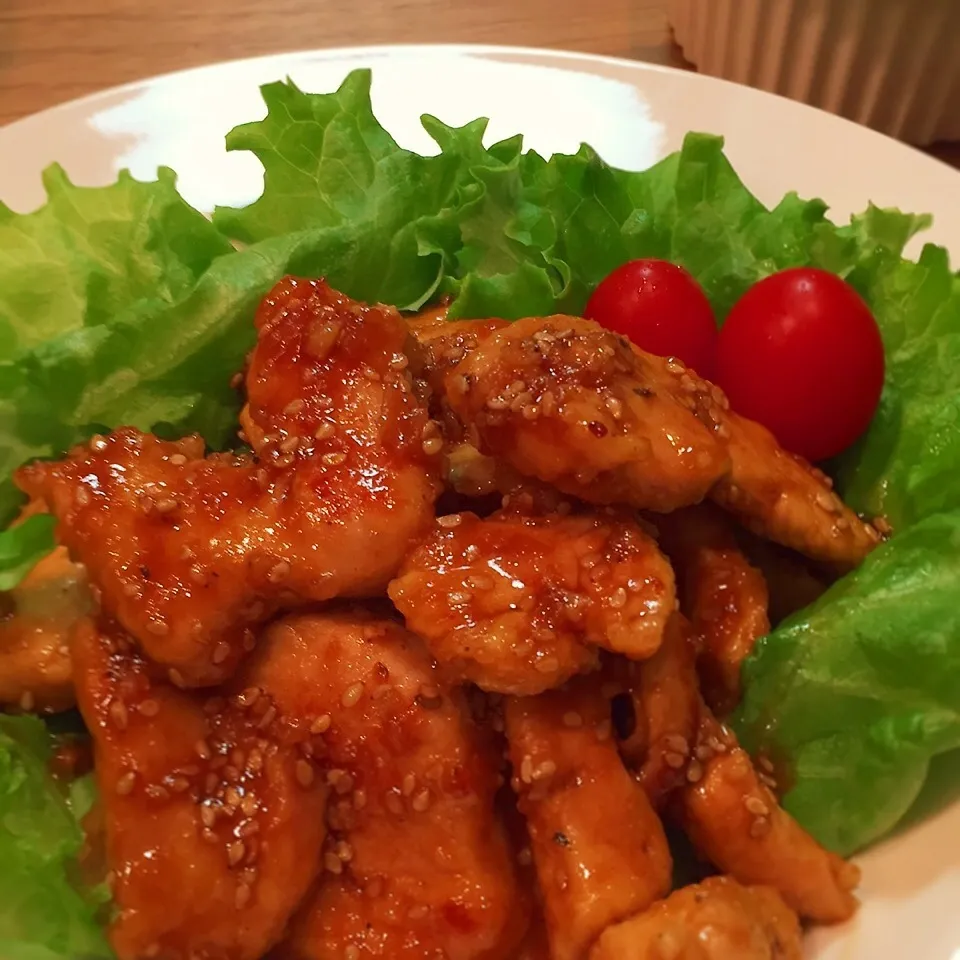 鶏胸肉のテリ照り焼き♪|rinrinさん