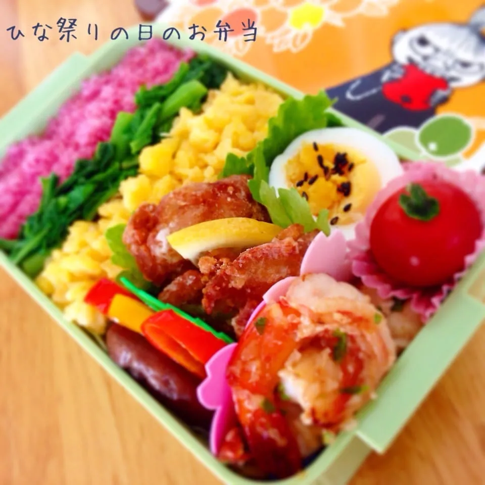 Snapdishの料理写真:ひな祭りの日のお弁当^ ^|Daikiさん