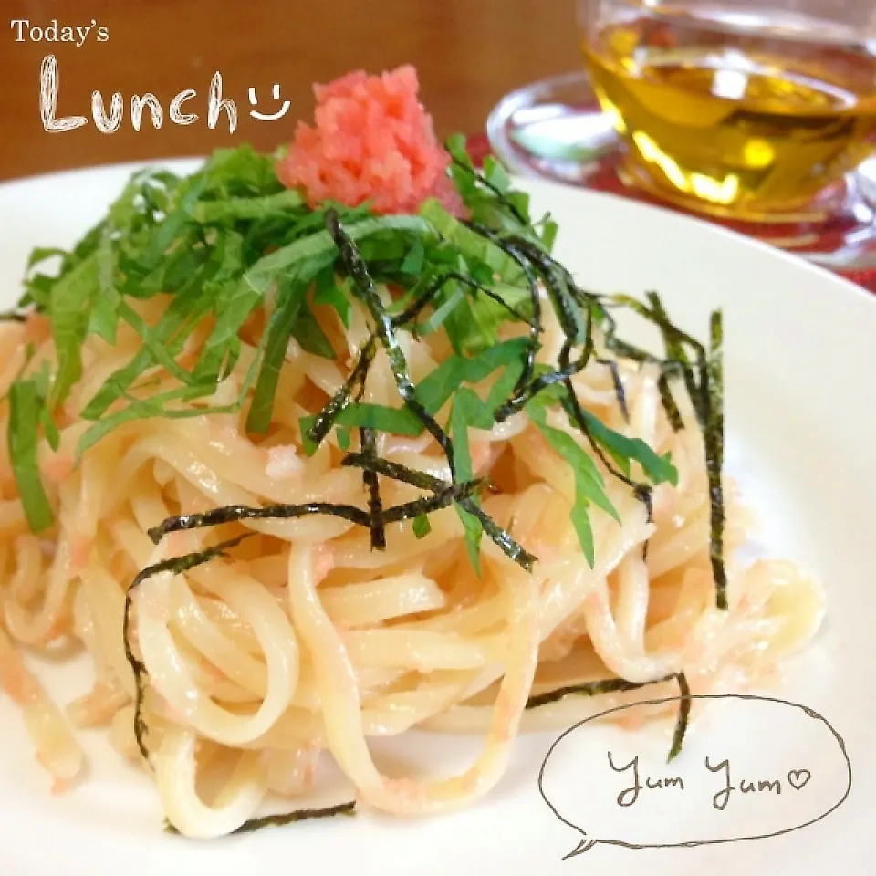 Snapdishの料理写真:パスタじゃないよ！冷凍うどんでタラうどん☆アレンジ自由自在！|n＊さん