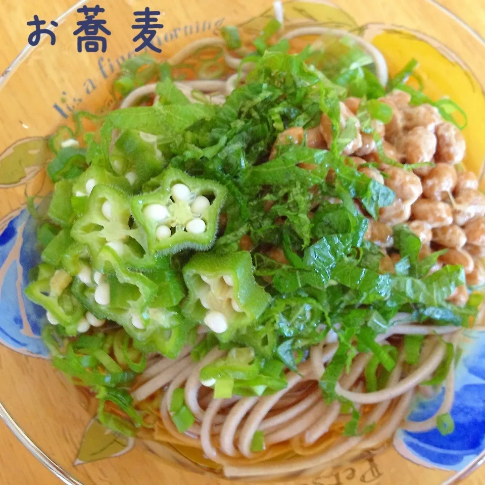 薬味いっぱいのお蕎麦のお昼ごはん♡|Daikiさん