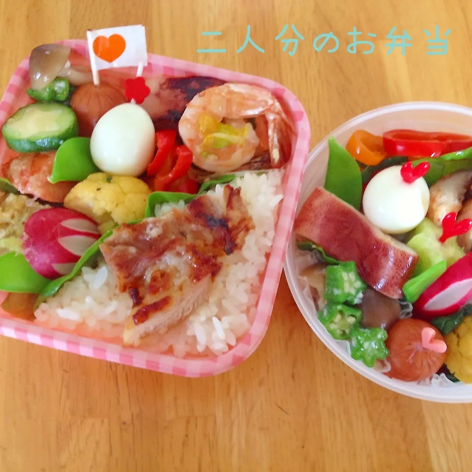 二人分のお弁当♡|Daikiさん