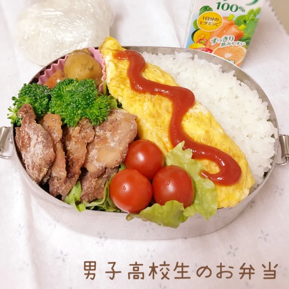 高1男子のお弁当 豚竜田揚げ|チャコさん