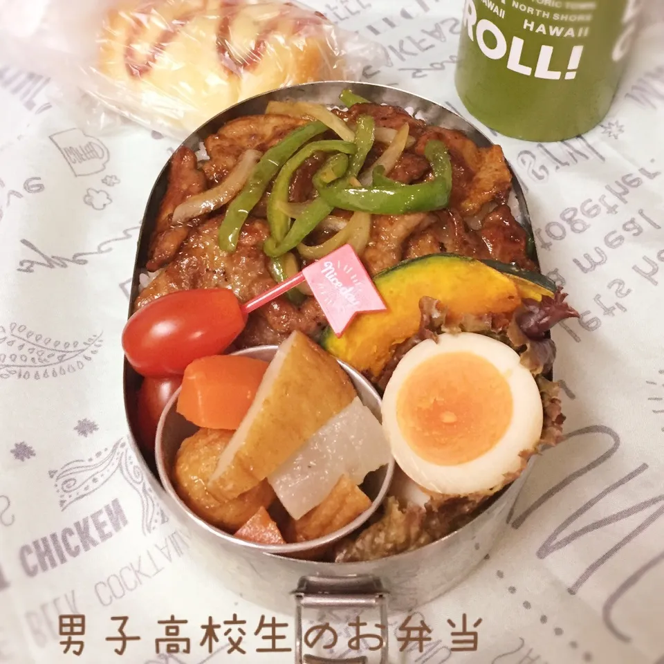 高1男子のお弁当 焼肉丼|チャコさん