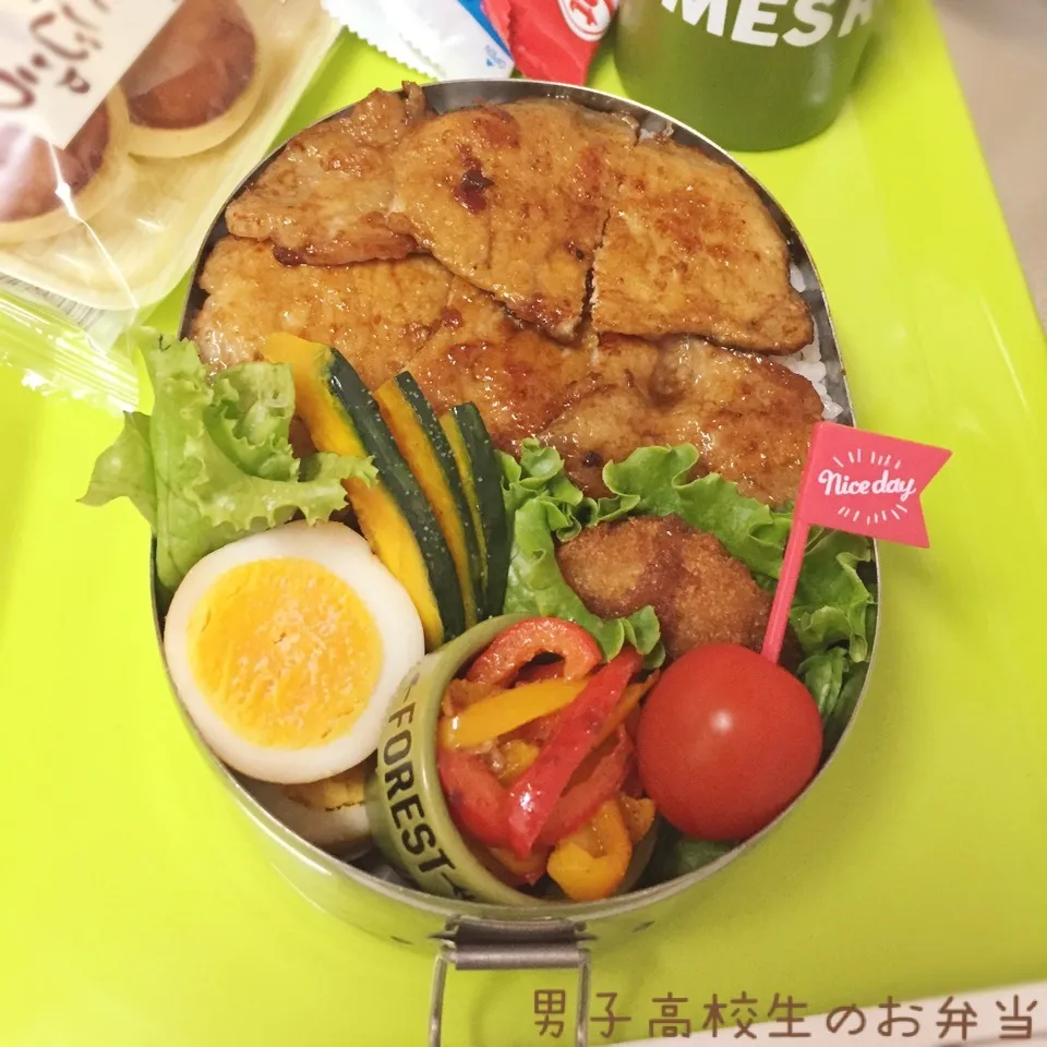 高1男子のお弁当 肉丼|チャコさん