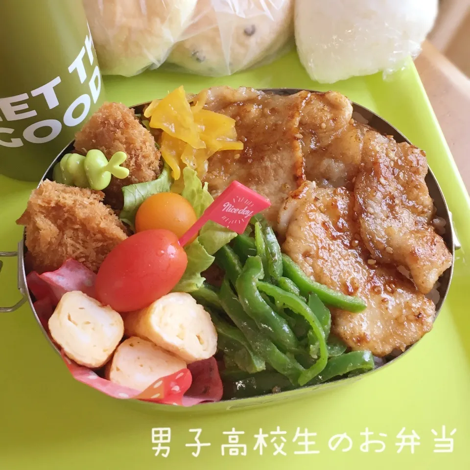 高1男子のお弁当 焼肉丼|チャコさん