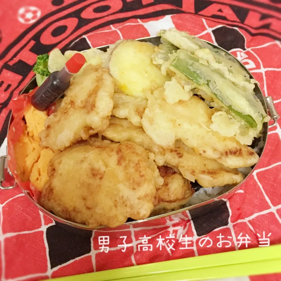 高1男子のお弁当 天丼|チャコさん