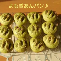 Snapdishの料理写真:よもぎあんパン♪|oomugiさん