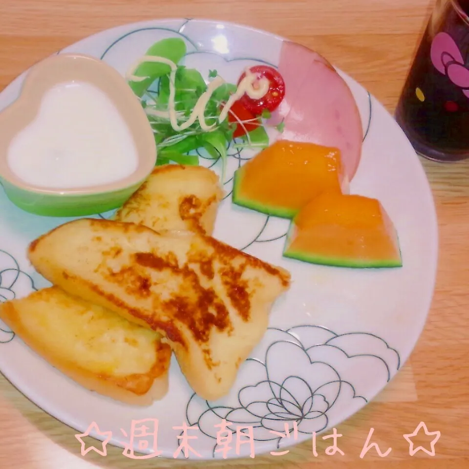 Snapdishの料理写真:フレンチトースト|かおりんさん