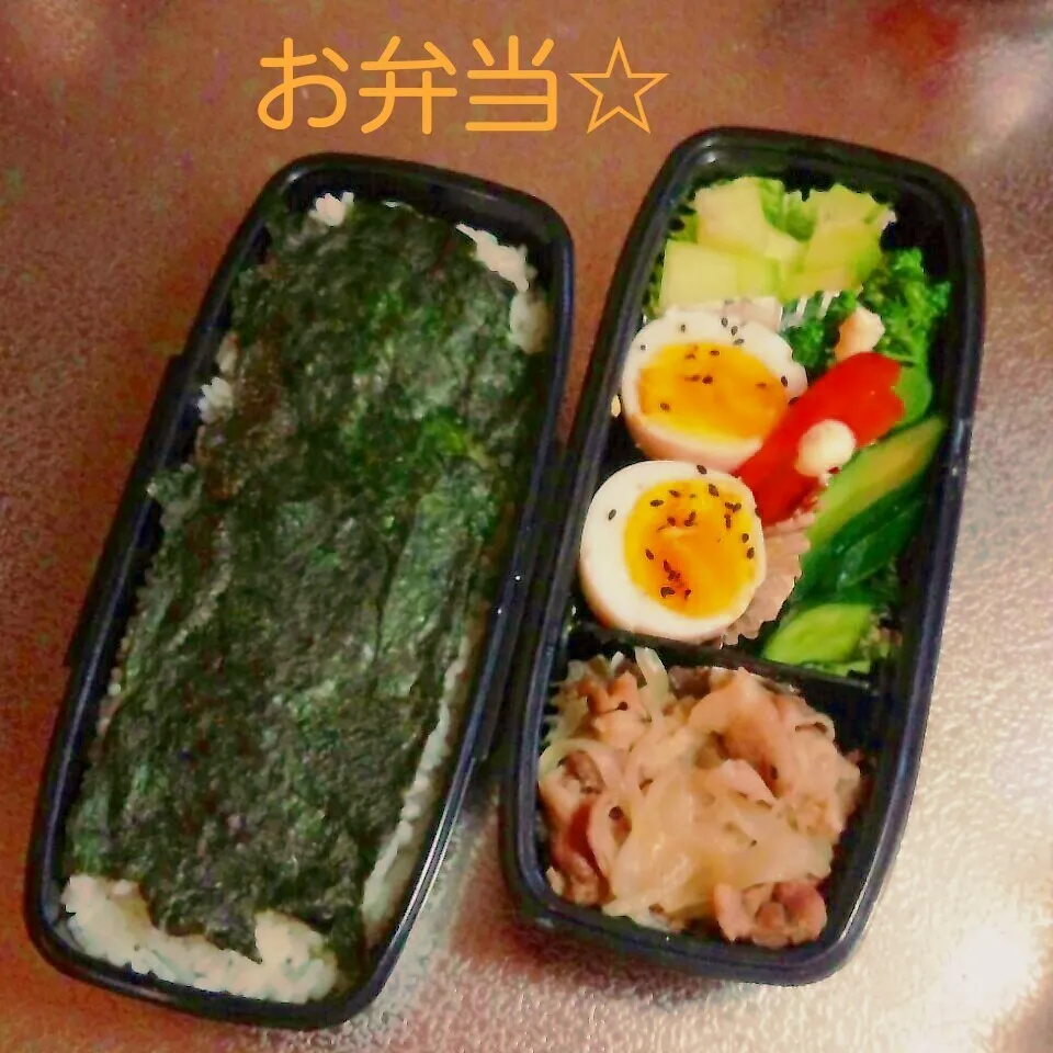 のり豚弁当|かおりんさん